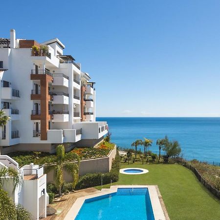 Apartamento vista mar frontal con parking Torrox Esterno foto