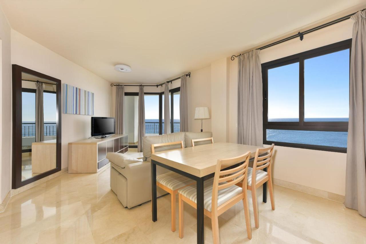 Apartamento vista mar frontal con parking Torrox Esterno foto